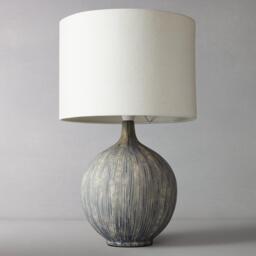 John Lewis Ebony Ceramic Table Lamp - thumbnail 6