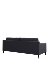 John Lewis Draper II Large 3 Seater Leather Sofa, Dark Leg - thumbnail 4