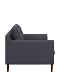John Lewis Draper II Large 3 Seater Leather Sofa, Dark Leg - thumbnail 3