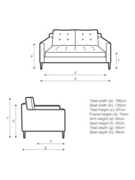 John Lewis Draper II Large 3 Seater Sofa, Light Leg - thumbnail 2