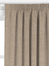 John Lewis Cotton Blend Made to Measure Curtains or Roman Blind, Pale Mole - thumbnail 2