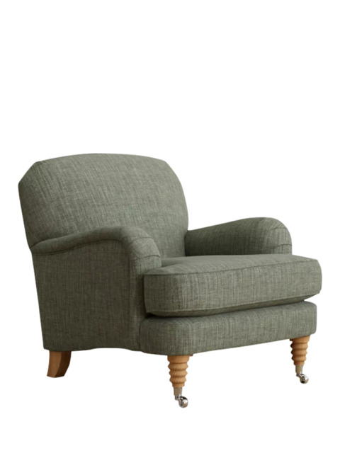 Laura Ashley Lynden Armchair, Oak Leg - image 1