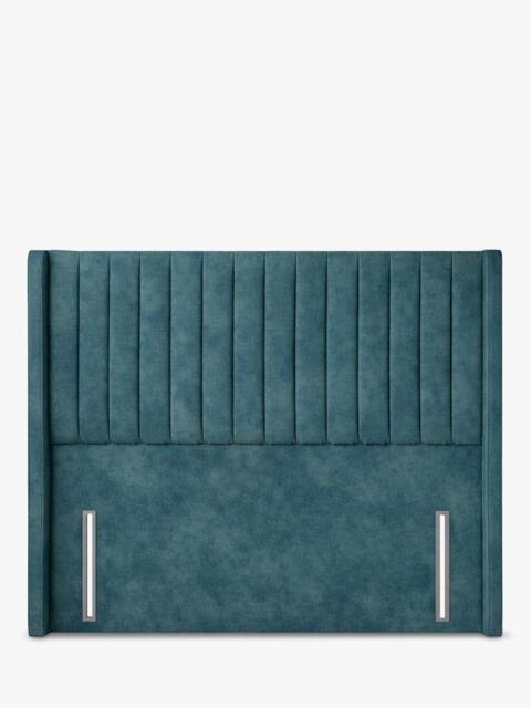 John Lewis Belgravia Winged Full Depth Upholstered Headboard, Double