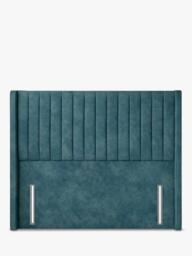 John Lewis Belgravia Winged Full Depth Upholstered Headboard, Double