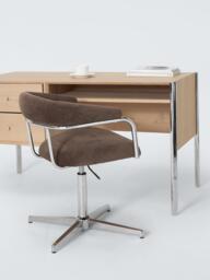 John Lewis Hansen Oak Wood 2 Drawer Desk, Natural - thumbnail 6