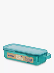 Sistema Plastic Snack Box, 445ml, Assorted - thumbnail 1