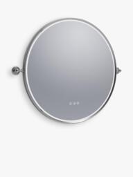 John Lewis Haworth Touch Control Illuminated Circular Bathroom Mirror - thumbnail 2