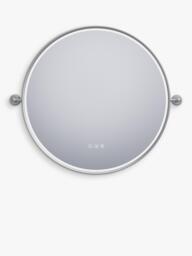 John Lewis Haworth Touch Control Illuminated Circular Bathroom Mirror - thumbnail 1