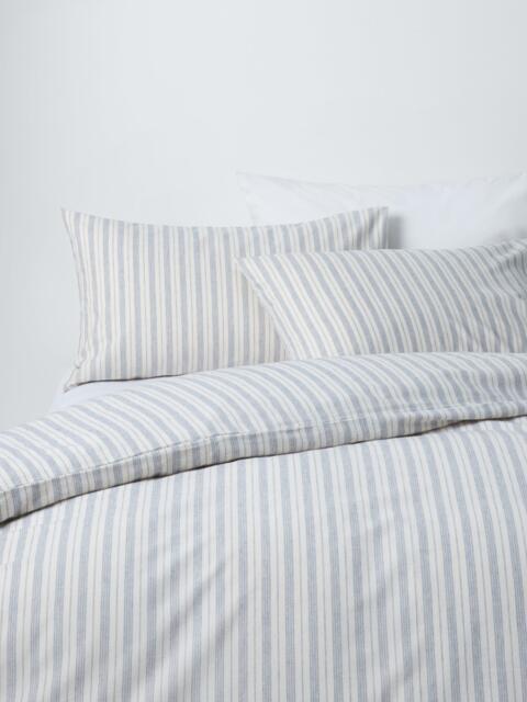 John lewis Ottawa Pure Brushed Cotton Stripe Bedding, Blue - image 1