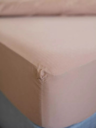 Floks Luxury Organic Cotton Fitted Sheet - thumbnail 3