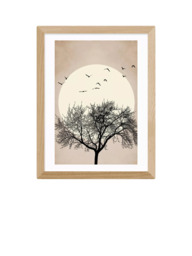 EAST END PRINTS Kubistika 'Dreamers' Framed Print
