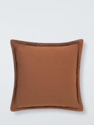 John Lewis Bordered Velvet Cushion - thumbnail 2