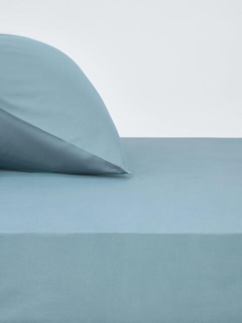 John Lewis Egyptian Cotton Percale Easy Care 400 Thread Count Fitted Sheet - image 1