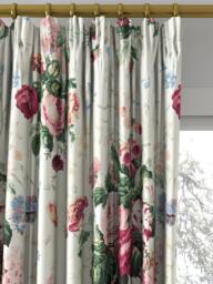 Sanderson Stapleton Park Made to Measure Curtains or Roman Blind, Cream/Pink - thumbnail 2