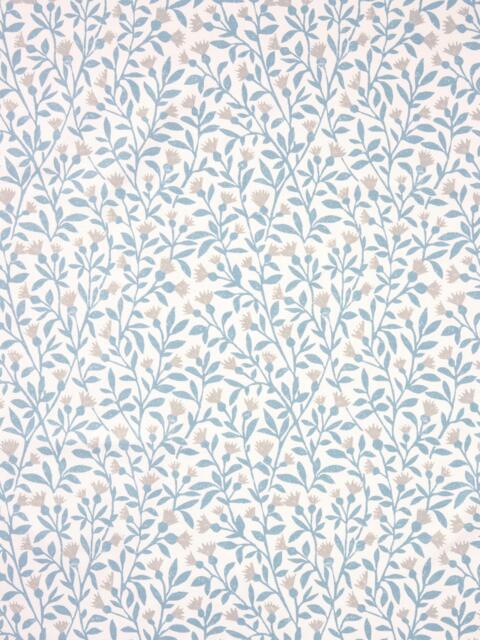 John Lewis Eloise Cotton Made to Measure Curtains or Roman Blind, Ice Blue - image 1
