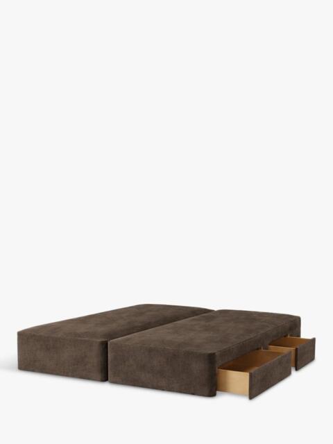 John Lewis Pocket Sprung Upholstered Continental 2+2 Drawer Divan Base, Emperor