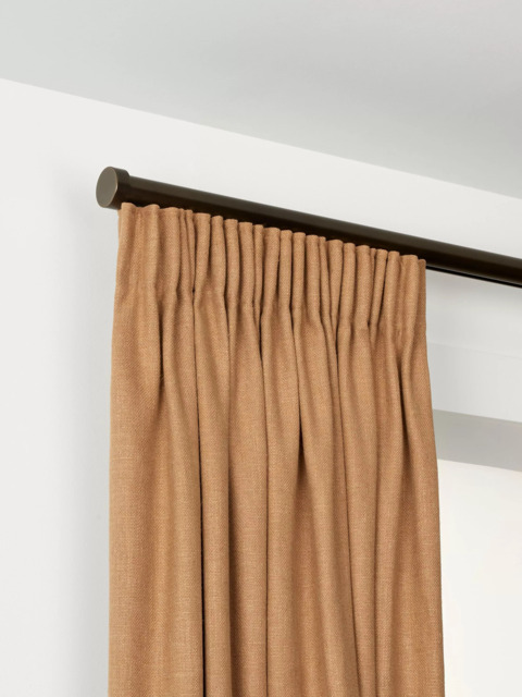John Lewis Made to Order Select Gliding Curtain Pole with Stud Finial, Wall Fix, Dia.30mm - image 1