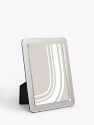 John Lewis Rounded Corner Photo Frame, Silver - thumbnail 1