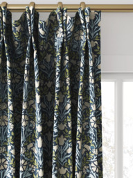 Morris & Co. Bellflowers Made to Measure Curtains or Roman Blind, Thyme - thumbnail 4