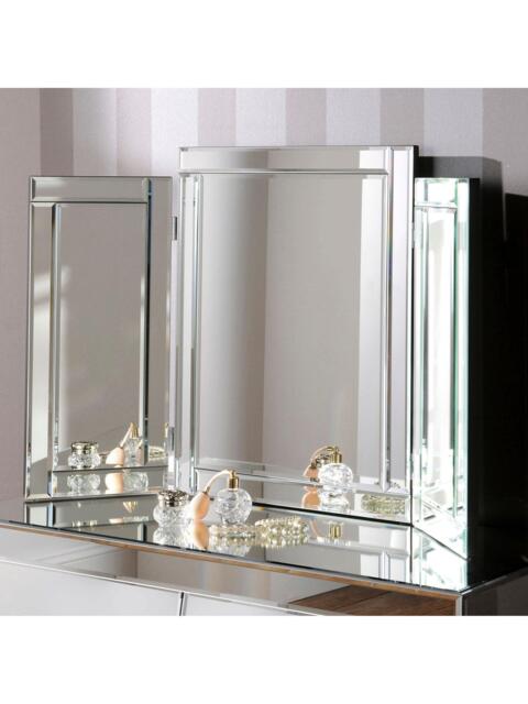 Yearn Bevelled Glass Dresser Mirror, 85 x 59cm, Clear