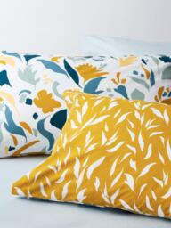 John Lewis Petals Pure Cotton Percale Duvet Cover Set - thumbnail 3