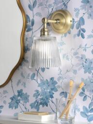 Laura Ashley Callaghan Wall Light, Metallic Brass - thumbnail 2