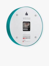 Mondaine Limited Edition Official Swiss Railways Wall Clock, 25cm, Transformative Teal - thumbnail 2