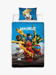 LEGO Ninjago Reversible Pure Cotton Duvet Cover and Pillowcase Set, Single - thumbnail 2