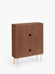 John Lewis Harvard Wide Shoe Storage Unit, Walnut - thumbnail 6