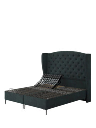 TEMPUR® Suffolk Slim Divan Adjustable Disc Upholstered Bed, King Size - thumbnail 3