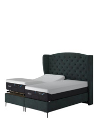 TEMPUR® Suffolk Slim Divan Adjustable Disc Upholstered Bed, King Size - thumbnail 4
