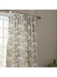 Sanderson Chinese Lanterns Pair Lined Pencil Pleat Curtains, Linen - thumbnail 2