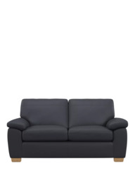 John Lewis Camden Medium 2 Seater Leather Sofa, Light Leg - thumbnail 5