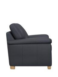 John Lewis Camden Medium 2 Seater Leather Sofa, Light Leg - thumbnail 3