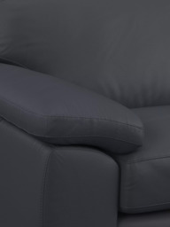 John Lewis Camden Medium 2 Seater Leather Sofa, Light Leg - thumbnail 6