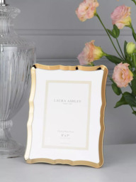 Laura Ashley Glasbury Photo Frame & Mount, Gold - thumbnail 2