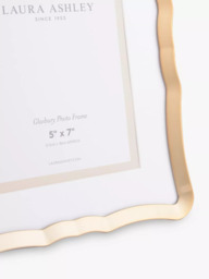 Laura Ashley Glasbury Photo Frame & Mount, Gold - thumbnail 5