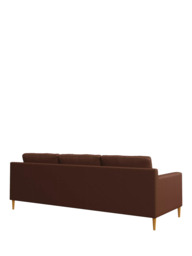 John Lewis Draper II Grand 4 Seater Leather Sofa, Light Leg - thumbnail 4