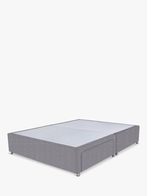 John Lewis Non-Sprung Upholstered 2 Drawer Divan Base, Double - image 1
