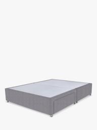 John Lewis Non-Sprung Upholstered 2 Drawer Divan Base, Double