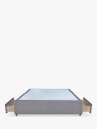 John Lewis Non-Sprung Upholstered 2 Drawer Divan Base, Double - thumbnail 4