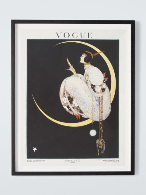 John Lewis Vintage Vogue Cover 1917 George Wolf Plank Framed Print & Mount, 63 x 50cm - image 1