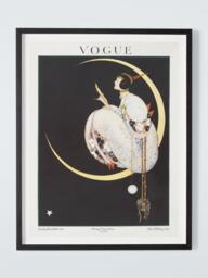 John Lewis Vintage Vogue Cover 1917 George Wolf Plank Framed Print & Mount, 63 x 50cm