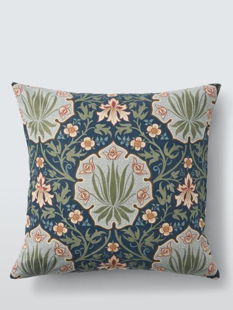 Morris & Co. Iris & Rose Cushion, Indigo - image 1