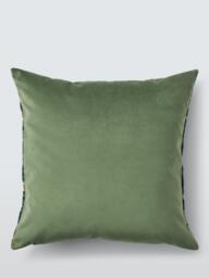Morris & Co. Iris & Rose Cushion, Indigo - thumbnail 2
