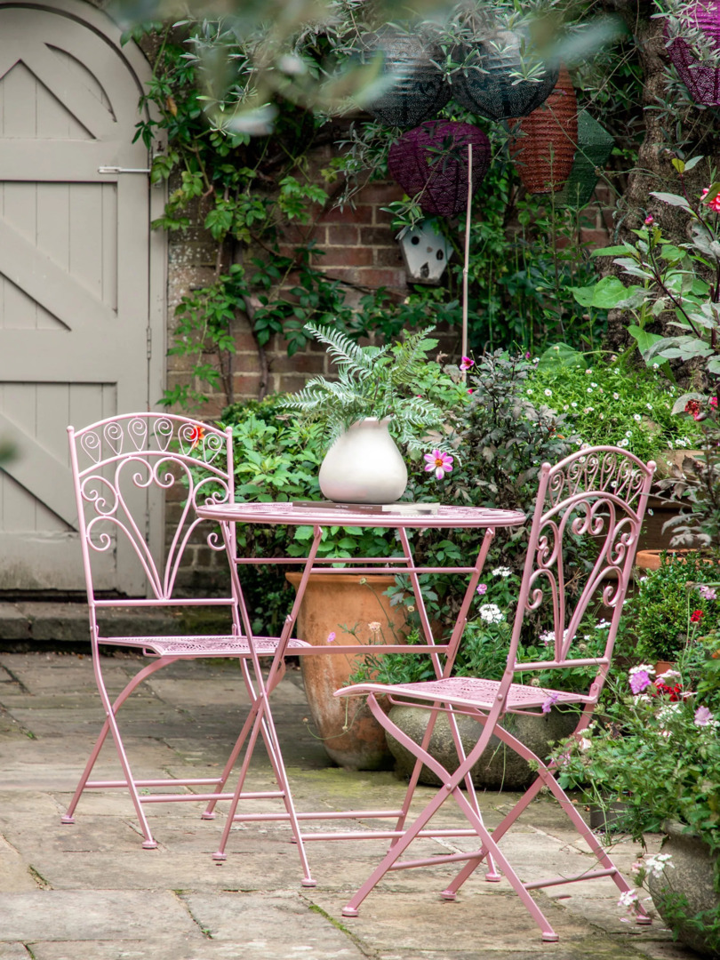 Gallery Direct Brindisi 2-Seater Folding Garden Bistro Table