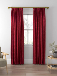Sanderson Lymington Damask Made to Measure Curtains or Roman Blind, Claret - thumbnail 5