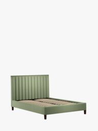 John Lewis Fluted Upholstered Bed Frame, Super King Size