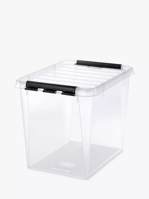 SmartStore Classic Plastic Storage Box with Lid, 52L - image 1