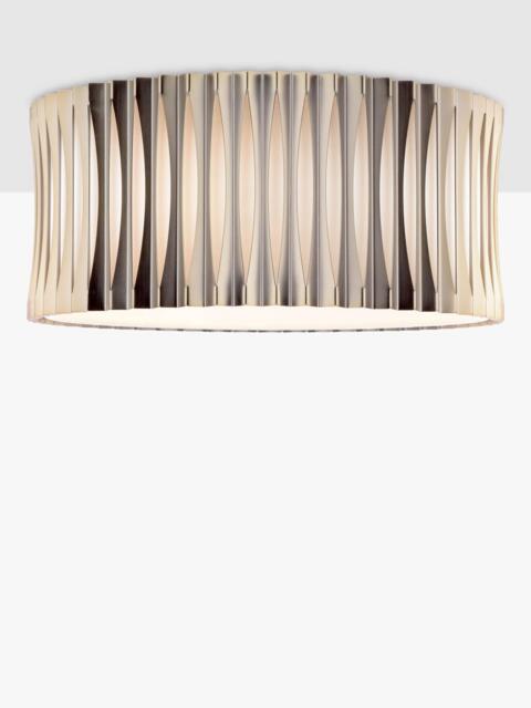 Där Netra 3 Light Flush Ceiling Light, Satin Bronze - image 1